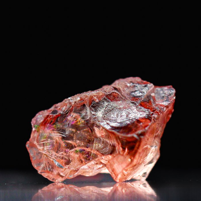 MAGOK Cristal de SPINEL Rojo Fancy • 0.80 ct • Rojo intenso y saturado y bordes bien definidos - Altura: 7 mm - Ancho: 6 mm- 0.16 g - (1) — foto 4