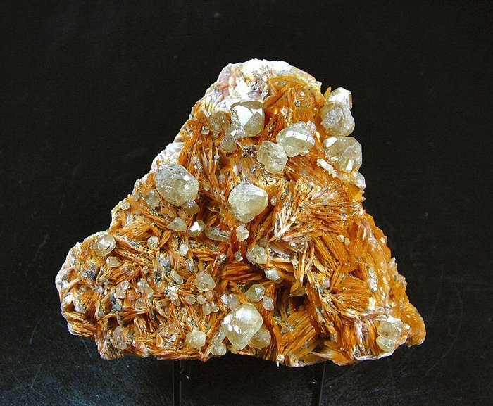 CW1901 Cerusita sobre Barita Cristales sobre matriz - Altura: 102 mm - Ancho: 99 mm- 810 g - (1) — foto 6