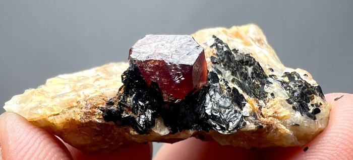 Zircón Cristal sobre matriz - Altura: 40 mm - Ancho: 25 mm- 11.8 g - (1) — foto 8