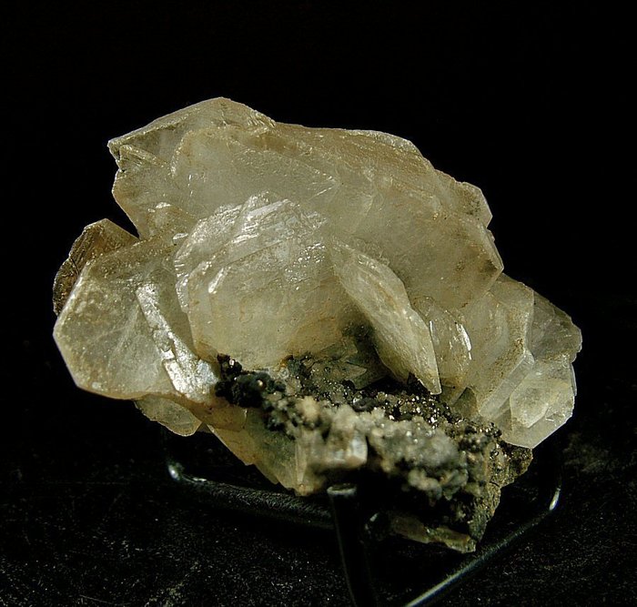 CW1955 Graziosa Barita sobre Pirita y Esfalerita Agregado cristalino - Altura: 44 mm - Ancho: 58 mm- 115 g - (1) — foto 2