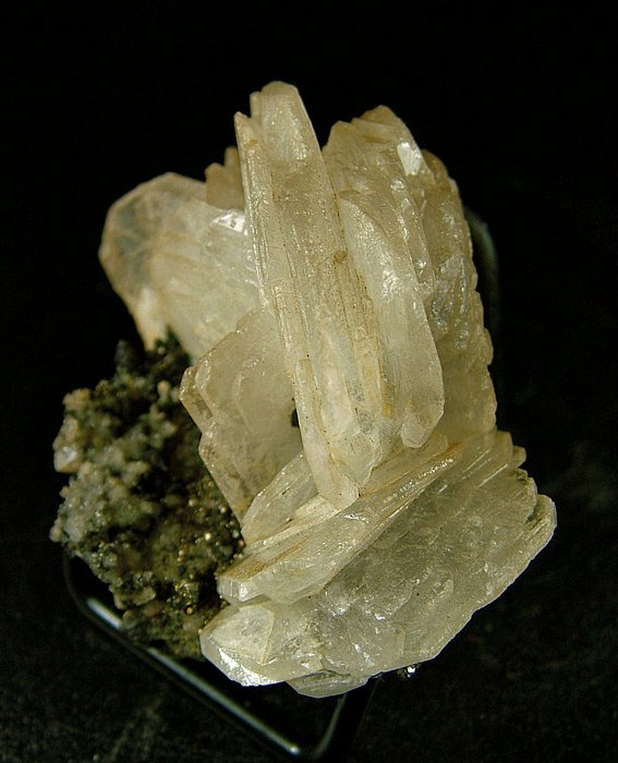 CW1955 Graziosa Barita sobre Pirita y Esfalerita Agregado cristalino - Altura: 44 mm - Ancho: 58 mm- 115 g - (1) — foto 3