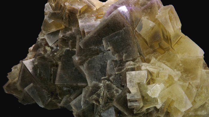 Fluorita (zonada) - Arbouet, Pirineos, Francia - Altura: 15.2 cm - Ancho: 10 cm- 1625 g — foto 2