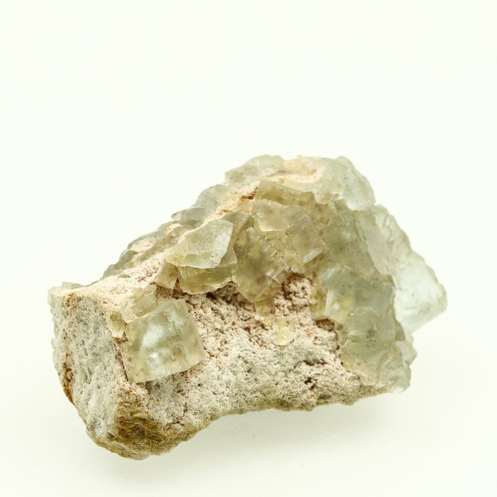 Impresionante fluorita transparente Cristales sobre matriz - Altura: 6.2 cm - Ancho: 3.6 cm- 73.6 g — foto 5