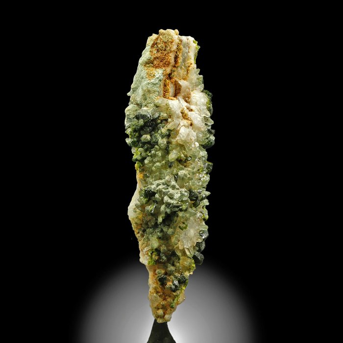 Epidota con cristales de cuarzo Cristales - Altura: 8.7 cm - Ancho: 3.6 cm- 65 g — foto 5