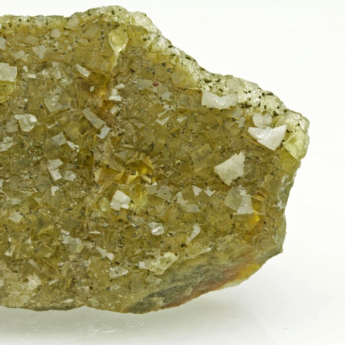 Fluorita amarilla con dolomita Cristales sobre matriz - Altura: 8.1 cm - Ancho: 4.5 cm- 77 g — foto 2