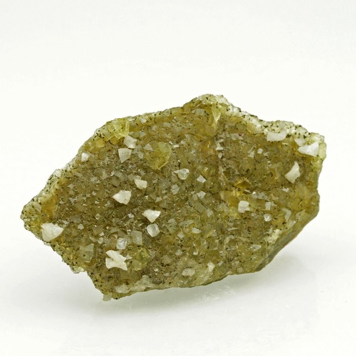 Fluorita amarilla con dolomita Cristales sobre matriz - Altura: 8.1 cm - Ancho: 4.5 cm- 77 g — foto 5