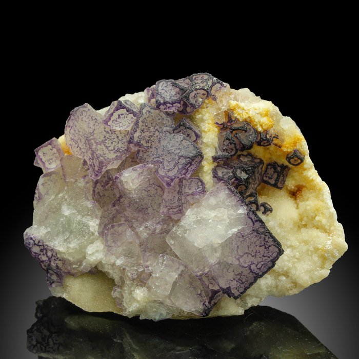 Código QR fluorita Cristales - Altura: 7.7 cm - Ancho: 5.7 cm- 157 g — foto 3