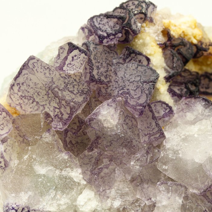 Código QR fluorita Cristales - Altura: 7.7 cm - Ancho: 5.7 cm- 157 g — foto 4