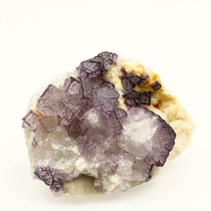 Código QR fluorita Cristales - Altura: 7.7 cm - Ancho: 5.7 cm- 157 g — foto 6