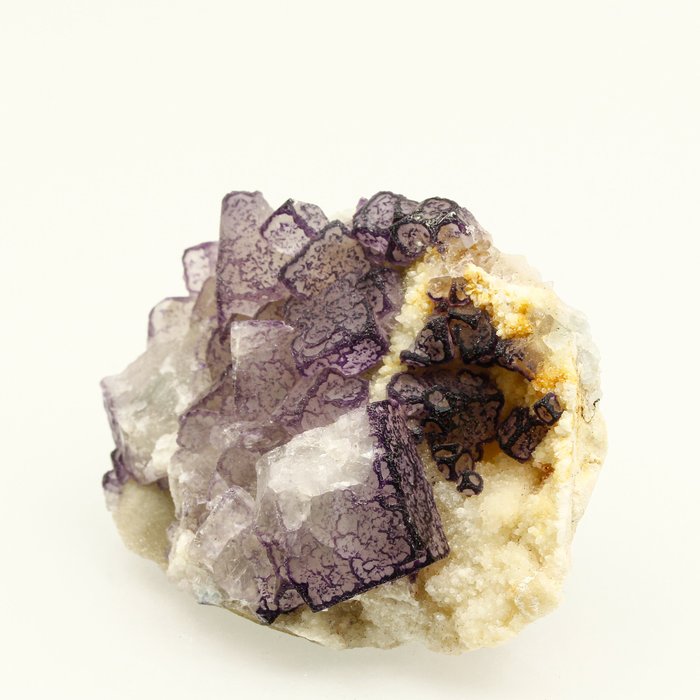 Código QR fluorita Cristales - Altura: 7.7 cm - Ancho: 5.7 cm- 157 g — foto 7