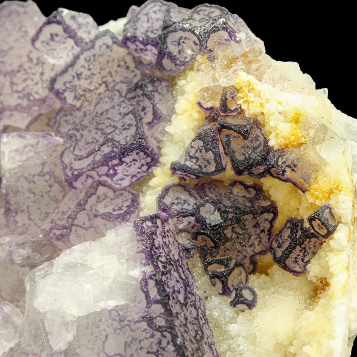 Código QR fluorita Cristales - Altura: 7.7 cm - Ancho: 5.7 cm- 157 g — foto 12